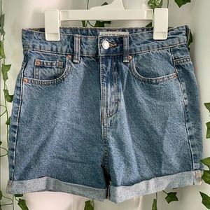 Primark blue jean shorts